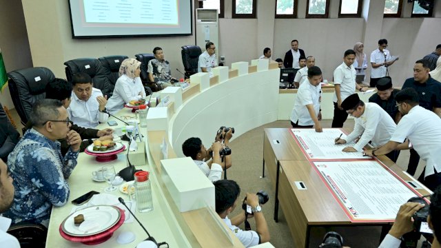 Pemkot&ndash;DPRD Makassar Teken Komitmen Antikorupsi Siap Jaga Integritas