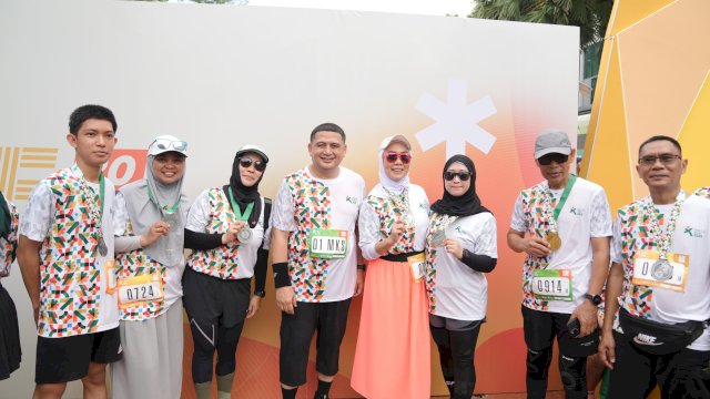 Berlari Bersama Warga, Munafri Serukan Gaya Hidup Sehat di Kalla Run 2025