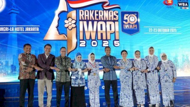  Ikatan Wanita Pengusaha Indonesia (IWAPI) menggelar Rapat Kerja Nasional (Rakernas) ke-IV Tahun 2025 di Hotel Shangri-La Jakarta