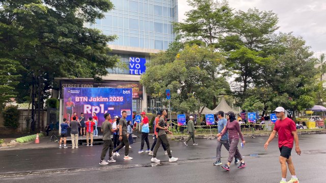 "Road to BTN Jakarta International Marathon (JAKIM) 2025" di Kota Makassar, Minggu (26/10).