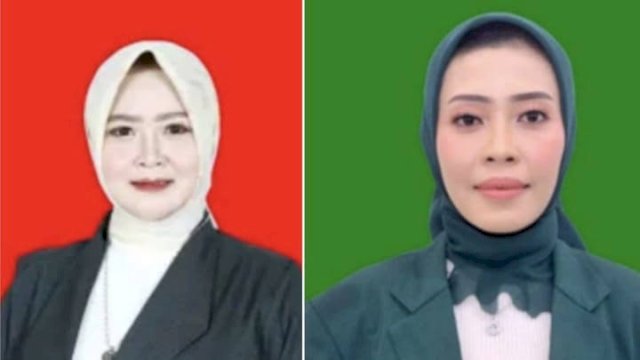 Dua anggota DPRD Takalar yang diduga terlibat kasus penipuan dan penggelapan.