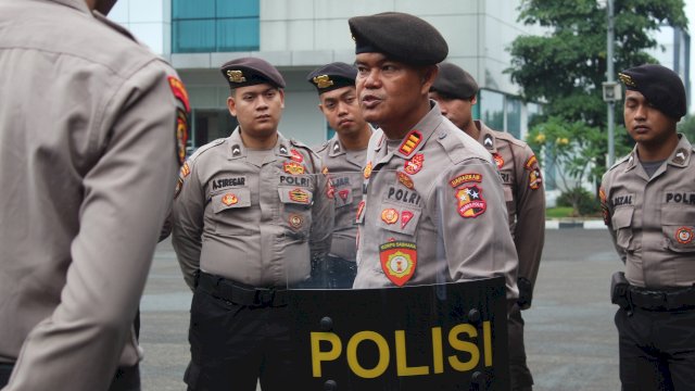 Detasemen Perintis Baharkam Polri Gelar Latihan Pengamanan Unjuk Rasa Utamakan Sikap Humanis