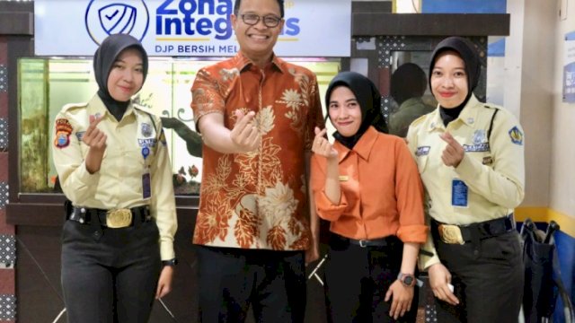 Direktur Jenderal Pajak, Bimo Wijayanto melakukan kunjungan ke Kantor Pelayanan Pajak (KPP) Pratama Makassar Utara