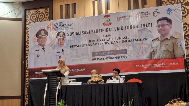 Lewat Sosialisasi SLF, Distaru Makassar Ajak Masyarakat Dukung Penyelenggaraan Bangunan Aman