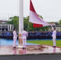 Pemkab Pinrang Upacara Hari Pahlawan di Tengah Hujan Deras