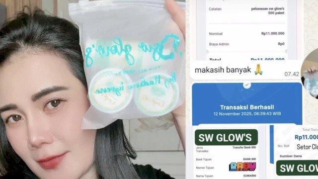 Salah satu Skincare Viral yang dinyatakan mengandung merkuri oleh BPOM. 