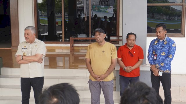 Bupati Pinrang Lepas Atlet Panjat Tebing yang Bertarung di Porprov Sulsel 2026