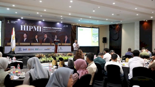 Himpunan Pengusaha Muda Indonesia (HIPMI) Sulawesi Selatan kembali mencatatkan langkah strategis dengan menggandeng seluruh lembaga perbankan di Sulsel dalam sebuah kolaborasi besar yang resmi dideklarasikan di Hotel Four Points by Sheraton Makassar, Senin (17/11/2025).