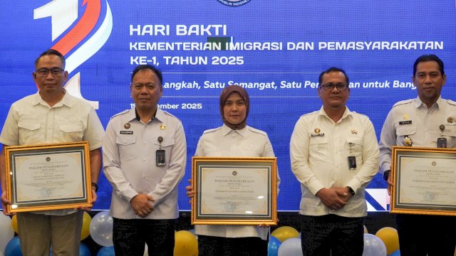 Kolaborasi Pemkot Makassar dan Pemasyarakatan Berbuah Penghargaan di Hari Bakti Imipas