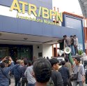 Puluhan Mahasiswa HMI Geruduk Kantor Atr/Bpn Makassar, Protes Maraknya Konflik Agraria