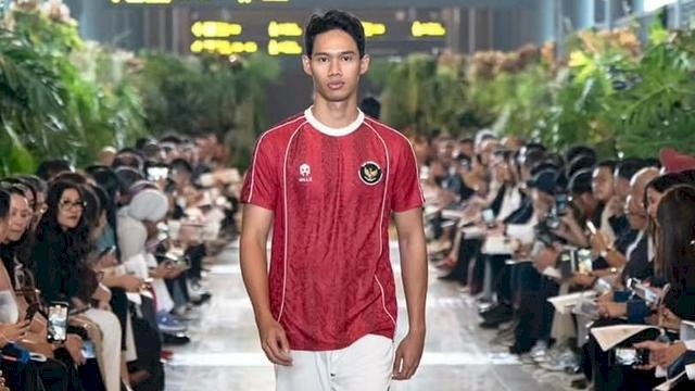 Jersey tim Indonesia untuk SEA Games 2025. (NOC Indonesia)
