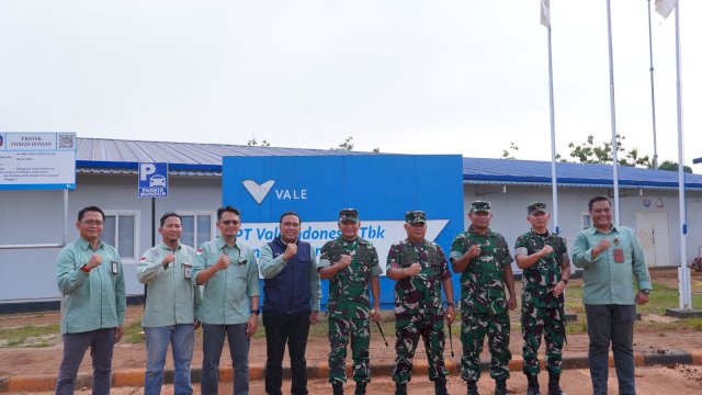 Pangdam Hasanuddin Tinjau Progres Proyek PT Vale di Pomalaa