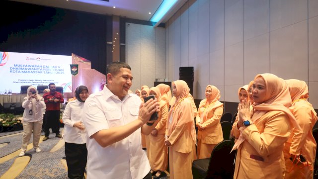 Munafri-Aliyah Motivasi Keluarga Dharma Wanita, Bangun Kepercayaan, Jaga Komunikasi, Kuatkan Keluarga