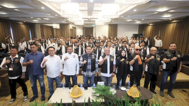 Wali Kota Makassar, Munafri Arifuddin menghadiri Musyawarah Cabang (Muscab) Harley Davidson Club Indonesia (HDCI) Kota Makassar Periode 2025&ndash;2028 yang digelar di Hotel Artama, Minggu (7/12/2025).