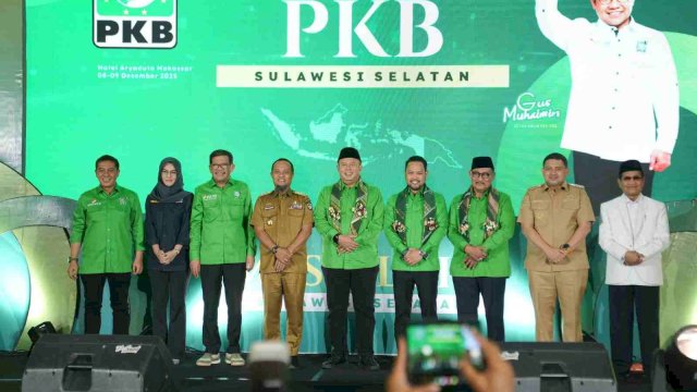 Wali Kota Makassar, Munafri Arifuddin, menghadiri Musyawarah Wilayah (Muswil) Dewan Pengurus Wilayah (DPW) Partai Kebangkitan Bangsa (PKB) Sulawesi Selatan yang akan digelar Senin (8/12/2025) di Hotel Aryaduta Makassar.
