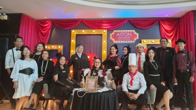Aston Makassar hadirkan perayaan pergantian malam tahun baru 2026 bertajuk "Cabaret Soire&egrave;."