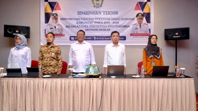Dorong Pertumbuhan Ekonomi Ramah Lingkungan, Pemkab Gowa Susun Renstra Green Economy 2025-2029