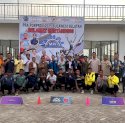 Ketua KNPI Sulsel Fadel Taufan Serahkan Medali ke Atlet Cabor Modern Pentathlon Peraih Prestasi di Pra Porprov Sulsel 