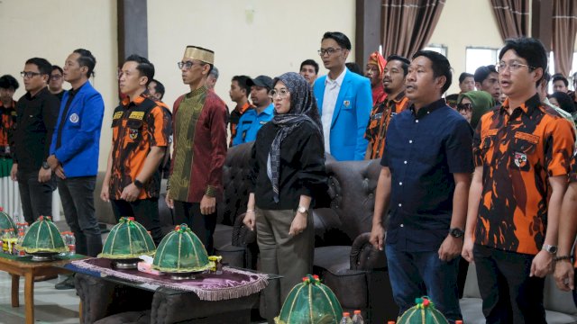 Hadiri Pelantikan SAPMA PP Gowa, Bupati Talenrang Harap Mampu Berkontribusi dalam Pembangun Daerah