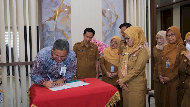 Dorong Peningkatan Layanan Kesehatan, RSUD Syekh Yusuf - BSI Lakukan Penandatanganan MoU