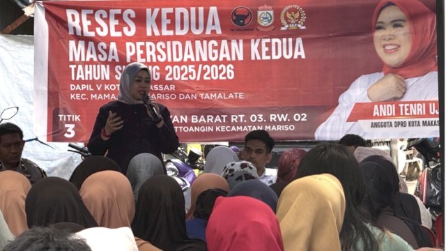 Serap Aspirasi di Mariso, Andi Tenri Uji Soroti Masalah Sanitasi hingga Nasib PKL