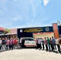 Kalla Toyota Serahkan Bantuan Mobil Praktik dan Fasilitas Belajar ke SMKN 5 Makassar