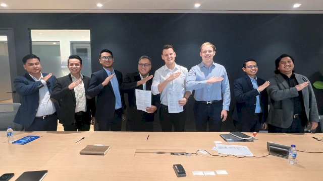 Head of Dry Operation Asia NORDEN, Steffen Christian Lie, turut hadir langsung dalam seremonial penandatanganan tersebut.
