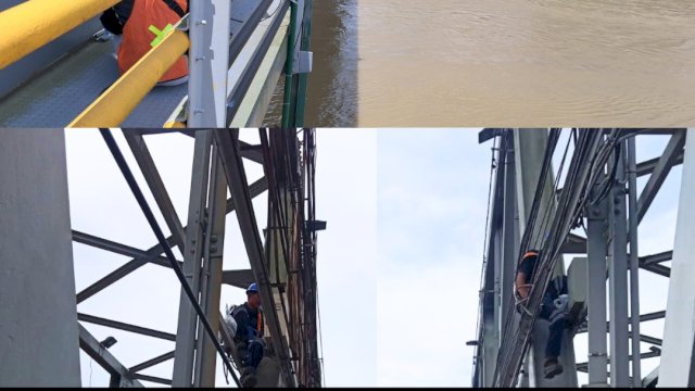 Tingkatkan Keamanan Sungai Mahakam, SPJM Pasang Navigasi PEL dan Sensor Monitoring