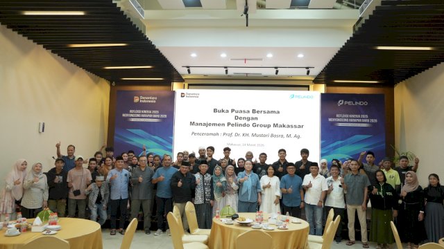 Pelindo Regional 4 Gelar Buka Puasa Bersama Pedagang Asongan Makassar