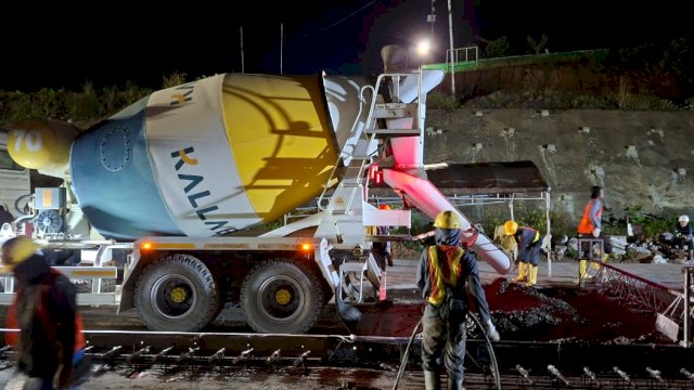 Kalla Beton Suplai 78.000 Meter Kubik Beton Ready Mix untuk Proyek Strategis IKN
