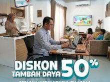Dukung Kebijakan WFH, PLN Beri Diskon Tambah Daya 50%