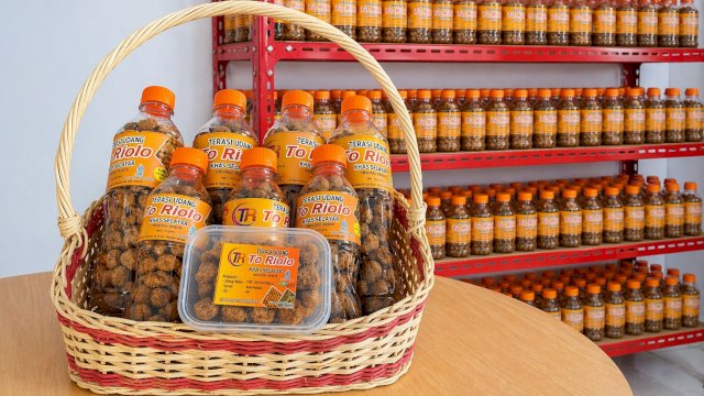 Terasi To Riolo, produk UMKM Binaan Rumah BUMN Selayar yang berhasil masuk ke beberapa minimarket dan supermarket di Kabupaten Kepulauan Selayar dan Kota Makassar.