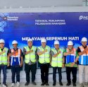 Dirut Pelindo Pantau Langsung Operasional dan Standar HSSE di Makassar