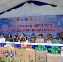 Kanwil Bea Cukai Sulsel Musnahkan 13 Juta Rokok Ilegal dan MMEA 