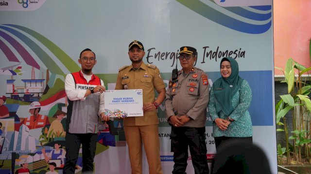 Pertamina Gelar Pasar Murah di Ujung Tanah, 1.000 Paket Sembako Disalurkan untuk Warga Prasejahtera