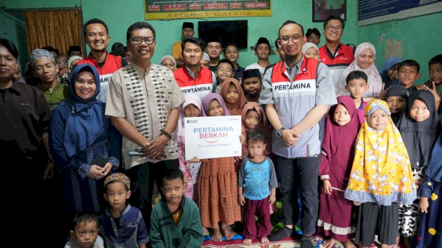 Pertamina Patra Niaga Sulawesi Salurkan Bantuan Sosial ke Yayasan Al Aqza Makassar