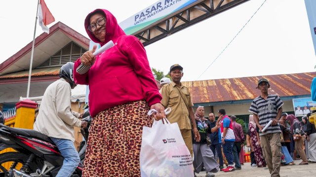 Pertamina Sediakan 1.000 Paket Sembako Murah Rp30 Ribu di Kendari