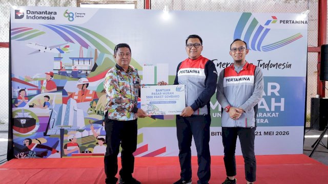 Pertamina Gelar Pasar Murah, Sediakan 1.000 Paket Sembako untuk Warga Maesa Bitung