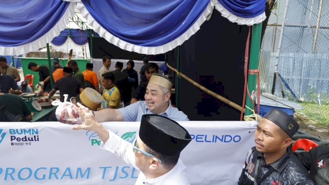 Kegiatan ini dihadiri langsung oleh Direktur Utama Pelindo, Achmad Muchtasyar, di Kompleks Rumah Dinas Pelindo di Makassar, Rabu (27/5).