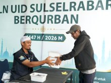 PLN UID Sulselrabar Salurkan 92 Ekor Kurban di Momen Iduladha 1447 H
