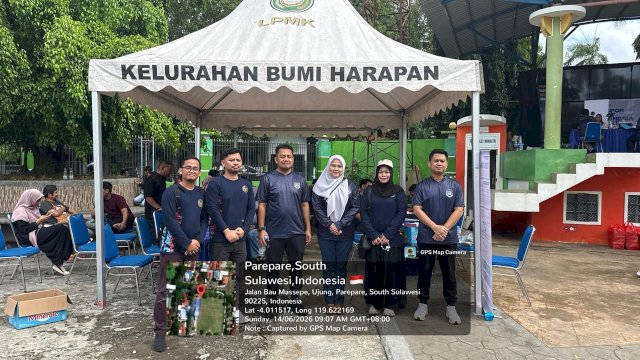 Layanan jemput bola ini digelar di Area CFD (Car Free Day), Lapangan Andi Makkasau, Kota Parepare, Minggu (14/6/2026).