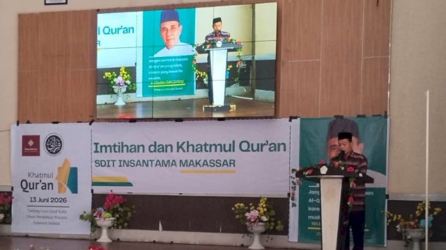 Cetak Generasi Qur&rsquo;ani, SDIT Insantama Makassar Gelar Imtihan dan Khotmul Qur&rsquo;an