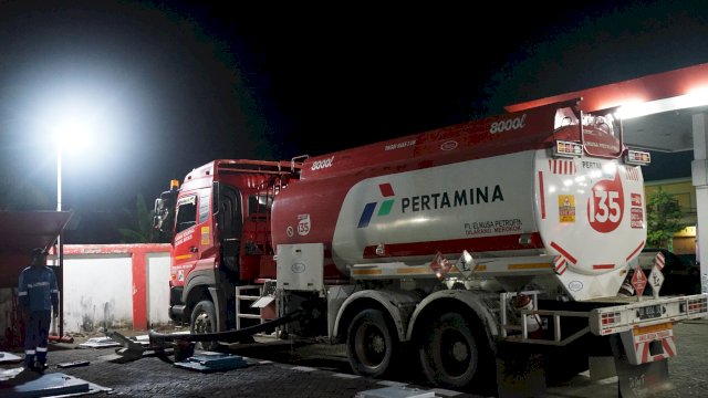 Pertamina Tambah Pasokan Biosolar 14 Persen Urai Antrean Truk di Maros