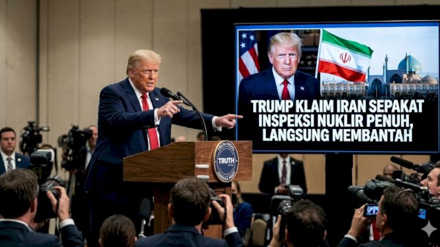 Trump Klaim Iran Sepakat Inspeksi Nuklir Penuh, Teheran Langsung Membantah