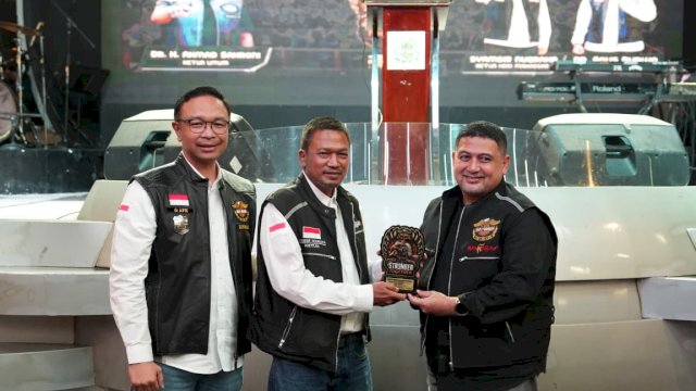 Wali Kota Makassar, Munafri Arifuddin, menghadiri pelantikan pengurus Harley-Davidson Club Indonesia (HDCI) Makassar dan HDCI Kendari periode 2025&ndash;2028 di Hotel Claro Makassar, Sabtu (2/5/2026).