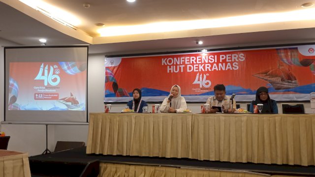 Konferensi Pers HUT Dekranas ke-46, Selasa (7/7/2026).
