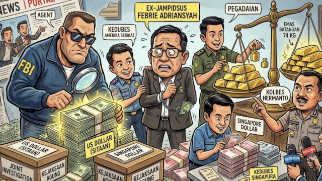 Selidiki Keaslian Miliaran Dolar dan 74 Kg Emas Kasus Eks Jampidsus, Polri Gandeng FBI hingga Pegadaian