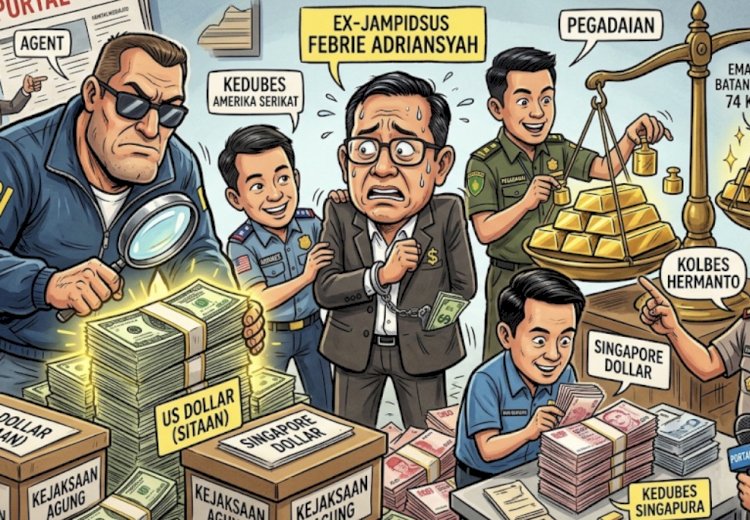 Selidiki Keaslian Miliaran Dolar dan 74 Kg Emas Kasus Eks Jampidsus, Polri Gandeng FBI hingga Pegadaian