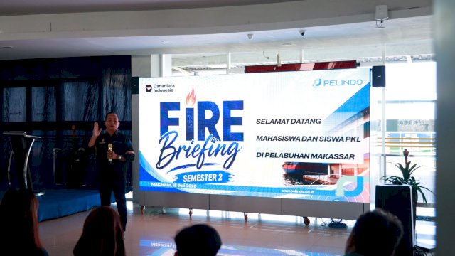 Pelindo Regional 4 Bekali Peserta Magang Pemahaman Tanggap Darurat Kebakaran