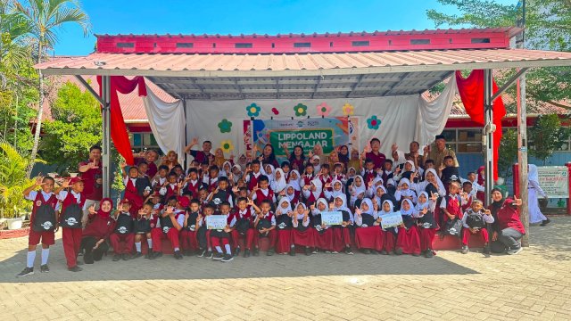 Peringati Hari Anak Nasional, GMTD Gelar "Lippoland Mengajar" Edukasi Pencegahan Bullying di SD Inpres Barombong 2